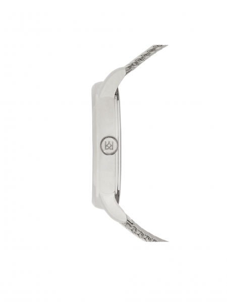 Reloj de mujer en color plata con pulsera de malla 