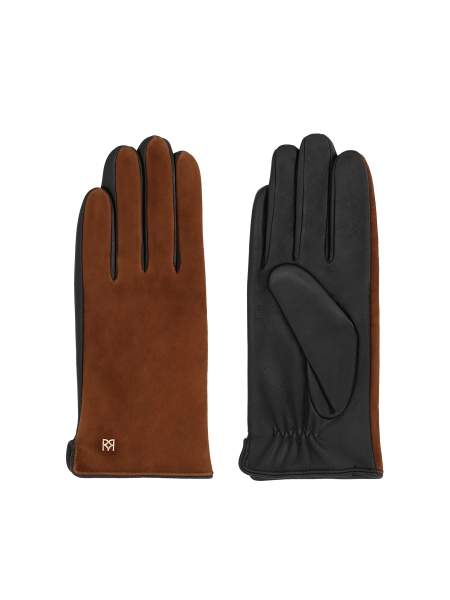 Guantes de piel bicolor FRIO