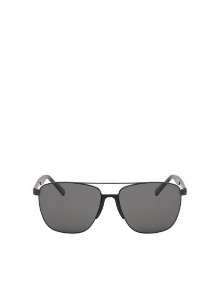 Atractivas gafas de sol de aviador negras 