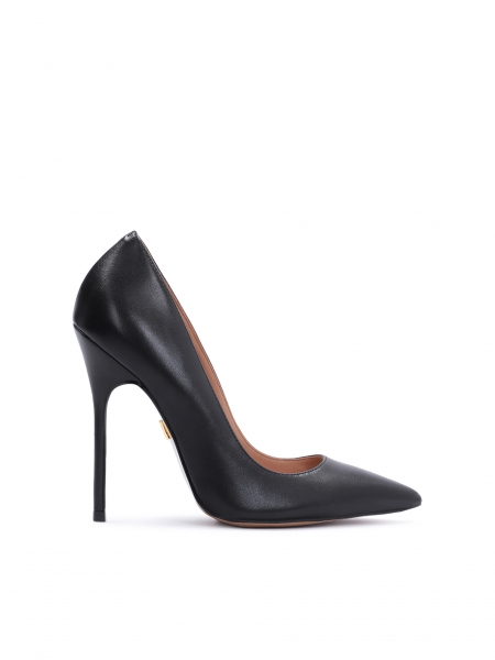 Zapatos de tacón de aguja de mujer en negro universal NEW ANASTACIA