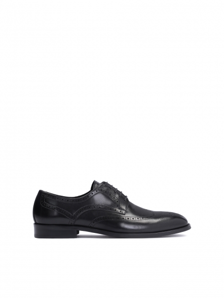 Zapatos Derby negros de lujo para hombre al estilo de los brogues NIKET