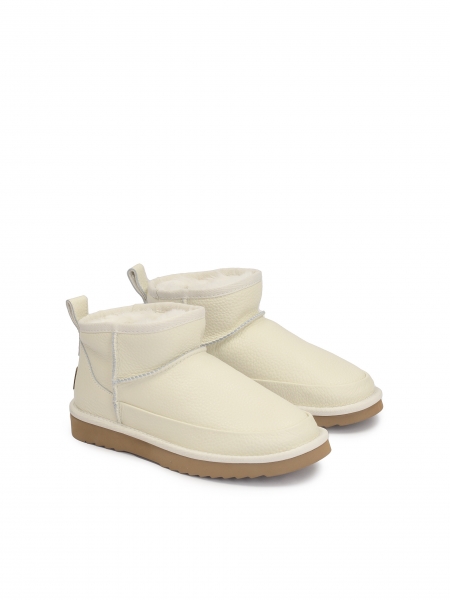 Botas de nieve de mujer de piel flor ZULA