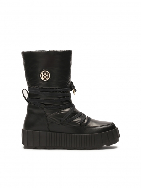 Botas de nieve negras aislantes con parte superior antideslizante  DAGE