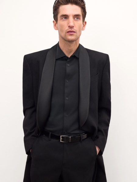 Cinturón de cuero de doble cara para visitantes LAZARUSS