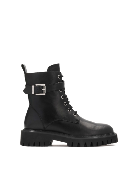 Botas de piel decoradas con rayas BALL