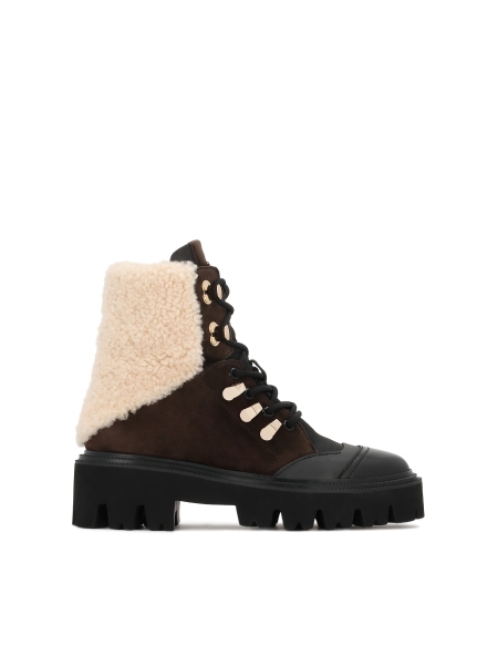 Botas de ante con lana de oveja SAMMY