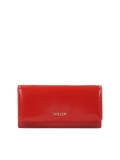 Cartera de piel roja JOLENE
