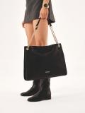 Bolso grande y sencillo con cadenas para el hombro HALE