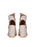 Botines beige peep toe de mujer IMANI