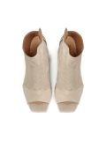 Botines beige peep toe de mujer IMANI