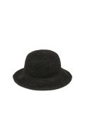 Sombrero de paja negro con monograma LAGUNA