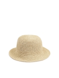 Sombrero de paja beige con monograma LAGUNA