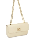 Bolso de cadena rígida color crema ELTA
