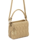 Bolso de piel suave beige  ALELE S