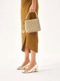 Bolso de piel suave beige  ALELE S