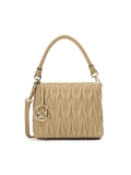 Bolso de piel suave beige  ALELE S