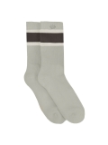 Calcetines grises con un pequeño monograma TANEY