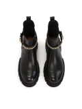 Botas Chelsea con cinturón decorativo y cadena FANNY