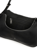 Bolso baguette negro con monograma KS ADORI