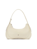 Bolso baguette crema con herrajes plateados KS ADORI