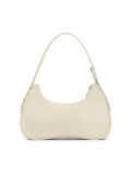 Bolso baguette crema con herrajes plateados KS ADORI