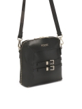 Bolso negro pequeño con cremallera bipolar CARIN