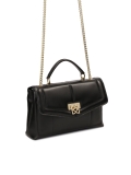 Bolso negro con cadena deslizante HALLIE