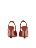 Bailarinas rojas con tacón de aguja KS DIANE