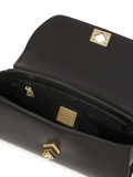 Elegante bolso negro con asa MELIA