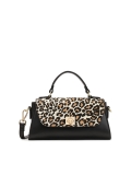 Elegante bolso decorado con estampado de leopardo MELIA