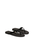 Chanclas negras de charol SUN