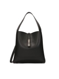 Elegante bolso de piel negro LAURIE