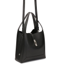 Elegante bolso de piel negro LAURIE