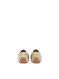 Mocasines de piel repujada beige BREANA