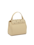 Bolso con solapa decorada con motivos calados KRISTENA