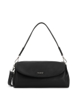 Bolso de cuero negro con correas desmontables ASTRE