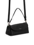 Bolso de cuero negro con correas desmontables ASTRE