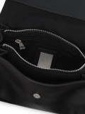 Bolso de cuero negro con correas desmontables ASTRE