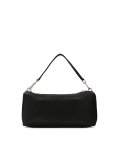 Bolso alargado de piel suave negra KS VIV