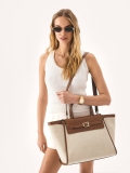 Bolsa de tela beige IRENE