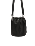 Bolso de cuero negro ROCK