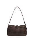 Bolso oblongo marrón trenzado KS JOSLYNE