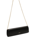 Elegante bolso de mano negro con forma oblonga  VIVIENNE