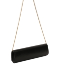 Elegante bolso de mano negro con forma oblonga  VIVIENNE