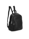 Mochila de piel negra BEATRIZA