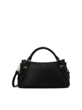 Bolso universal de cuero negro ELEONORE