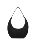 Bolso de cuero negro con forma de cuerno KS CIRELLE