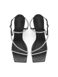 Sandalias negras para mujer SHINY