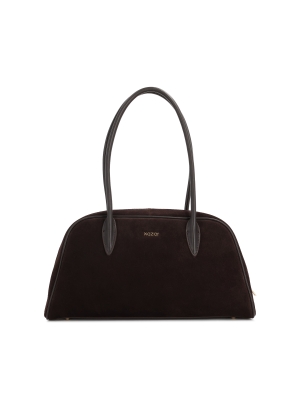 Bolso de ante marrón