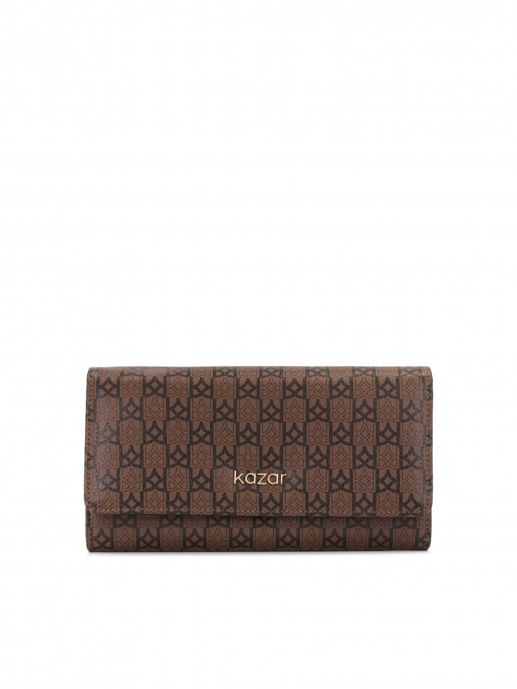 Cartera marrón con un diseño único JOLENE